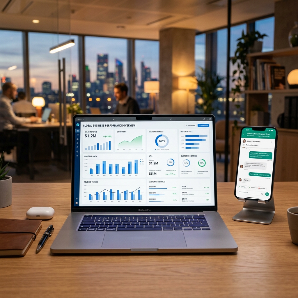 NXL Sales CRM Dashboard Mockup